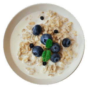 Blueberry Cheesecake Overnight Oats