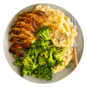 Roasted Garlic Chicken W/ Potato Mash