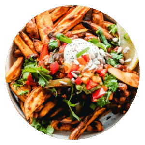 Sweet Potato Loaded Fries