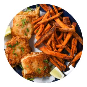 Gym Bro Fish & Chips