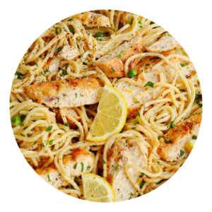Lemon Garlic Chicken Pasta