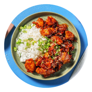 Sweet & Sticky Chicken Rice Bowl