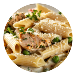 Lemon Garlic Chicken Penne