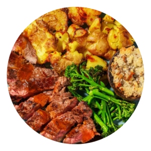 Gymified Pork Schnitzel W/ Roasted Potatoes