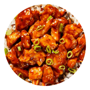 Sweet & Sticky Chicken Potato Power Bowl