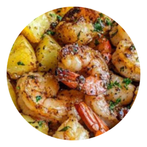 Cajun Shrimp & Potato Hash